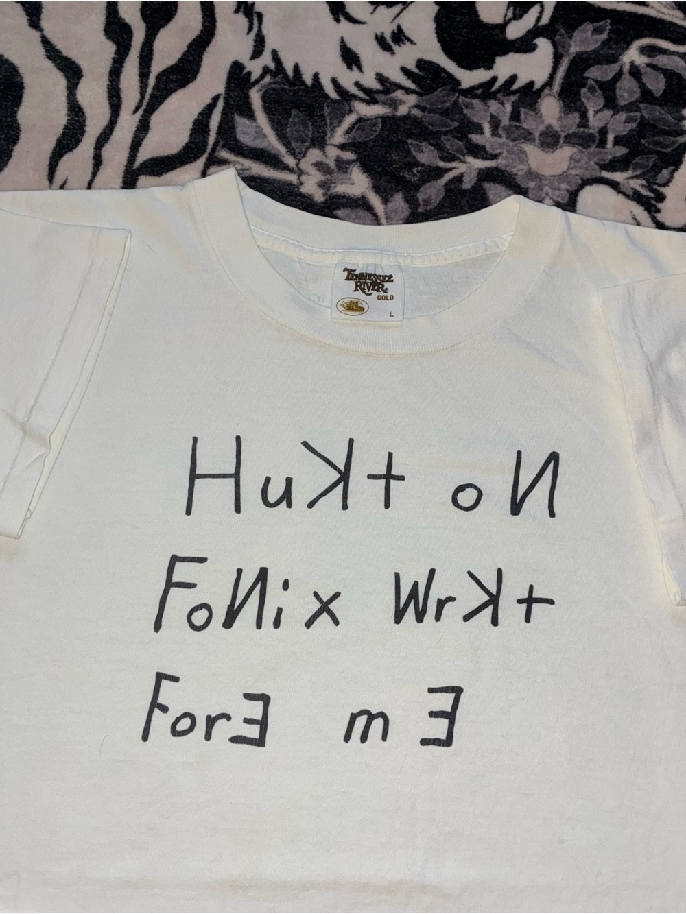 A4 - VINTAGE 90s HUKT ON FONIX WRKT FORE ME T SHIRT